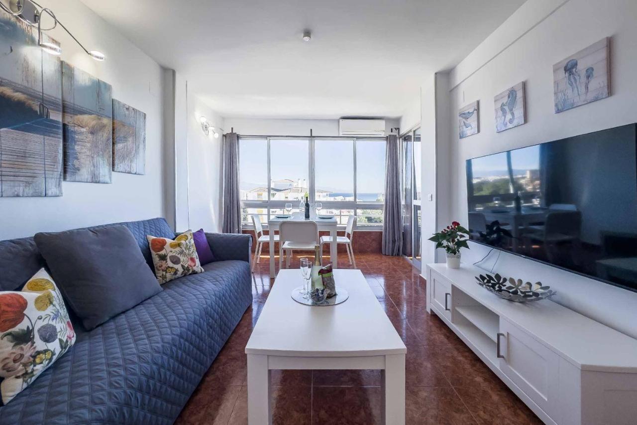 Apartamento Acogedor, Terraza, Piscina Y Mar Benalmádena Exterior foto